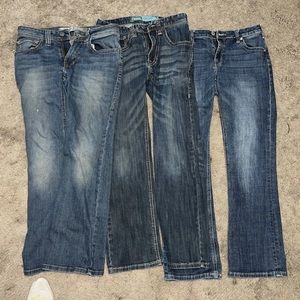Rock & Roll Cowgirl Jeans Woman’s Lot 28 x 30